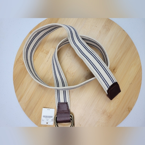 J. Crew Women's Cotton Leather Belt - Size S - Picture 6 of 7